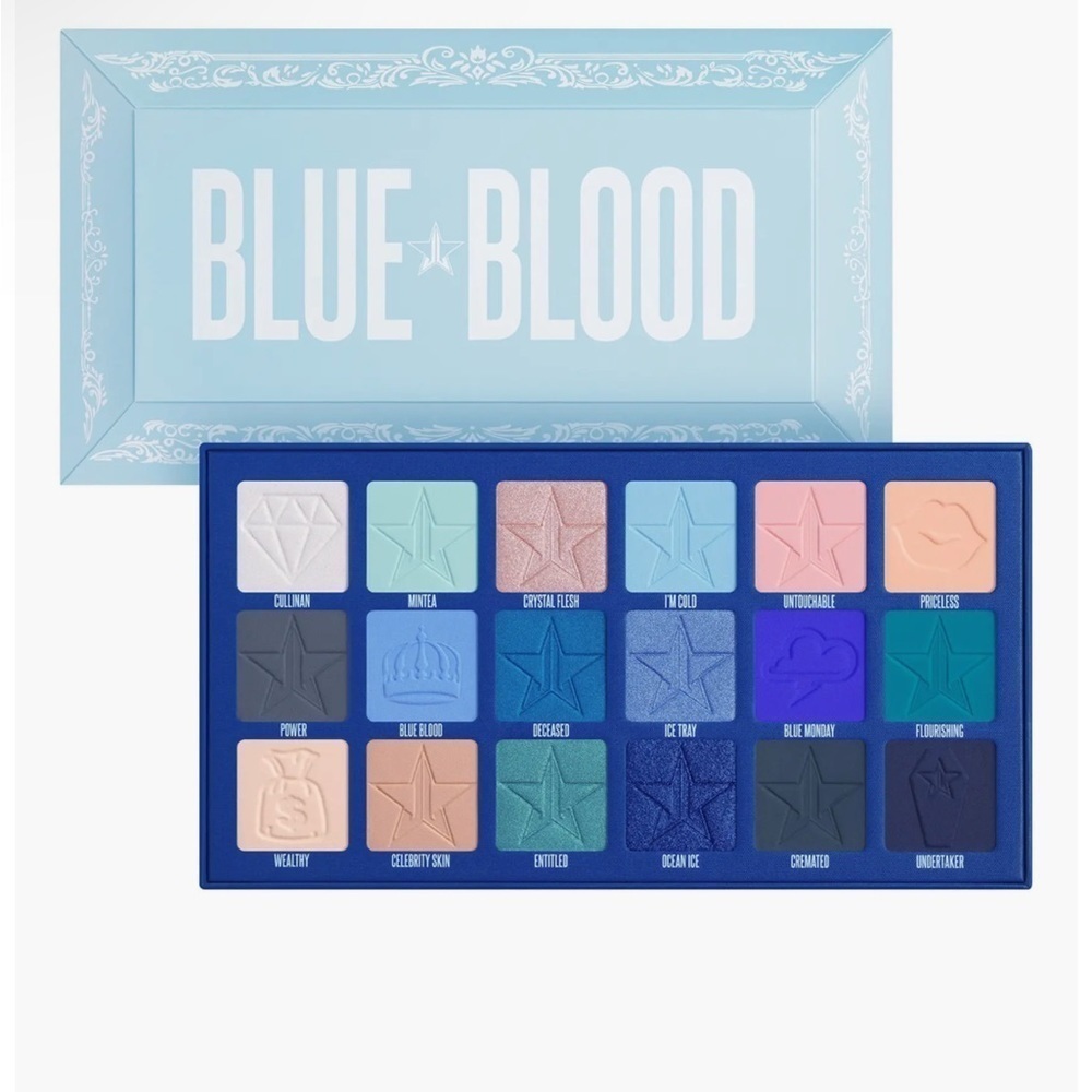 Brand New Blue Blood Palette JEFFREE STAR COSMETICS Eye Shadow
